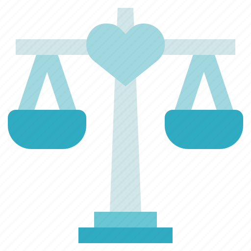 Charity, donation, balance, scale, justice, law icon - Download on Iconfinder