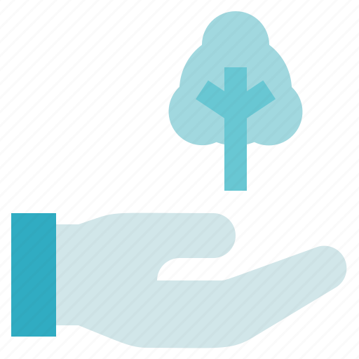 Charity, donation, tree donation, care, hand icon - Download on Iconfinder