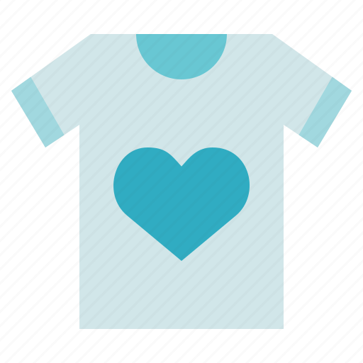 Charity, donation, t-shirt, heart, clothes icon - Download on Iconfinder
