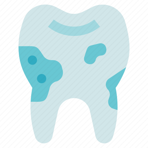 Dental care, dentist, tartar, plaque, carries, tooth icon - Download on Iconfinder