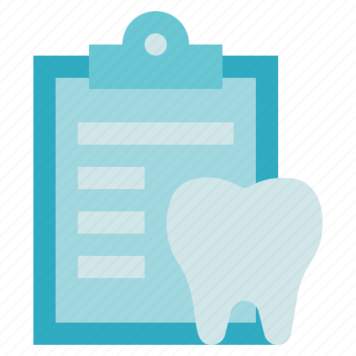 Clipboard, dentist, report, tooth icon - Download on Iconfinder