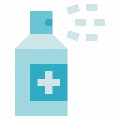Antiseptic spray, bottle, hygiene, medicine icon - Download on Iconfinder
