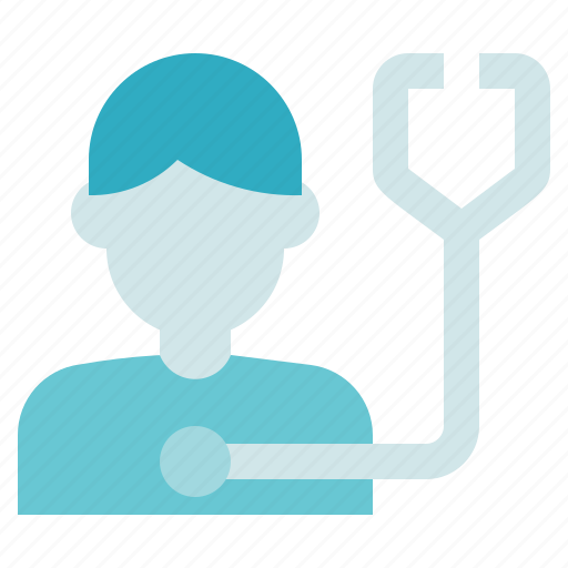 Patient, stethoscope, checkup, medical service, examination icon - Download on Iconfinder
