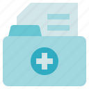 document, health report, folder, medical service