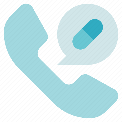 Calls, pharmacy, phone, pill icon - Download on Iconfinder