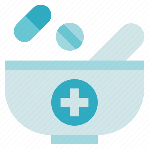 Bowl, medical, mortar pills, pharmacy icon - Download on Iconfinder