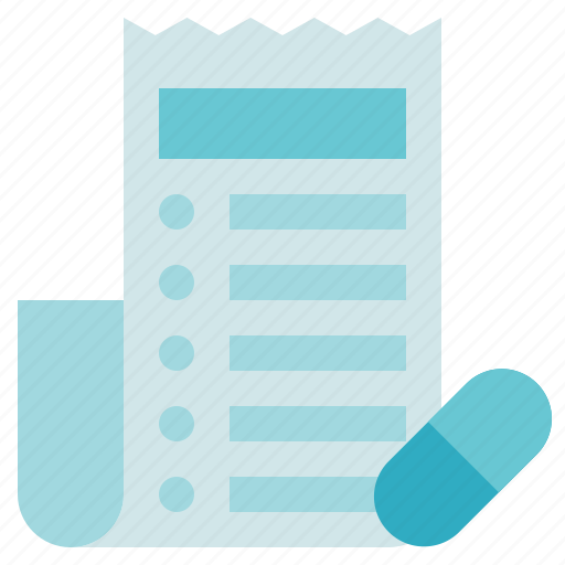 Medical, pharmacy, prescription, recipe icon - Download on Iconfinder
