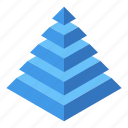 pyramid, hierarchy, isometric