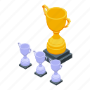 cups, hierarchy, isometric
