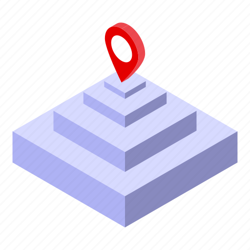 Organisation, hierarchy, isometric icon - Download on Iconfinder