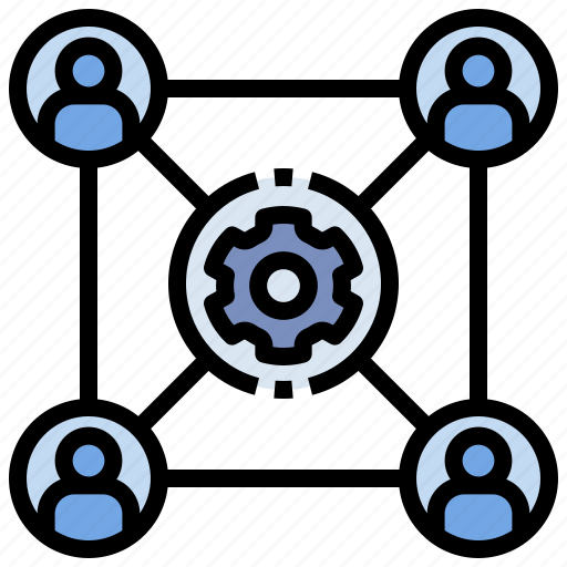 Communication, network, organization, teamwork, operation icon - Download on Iconfinder