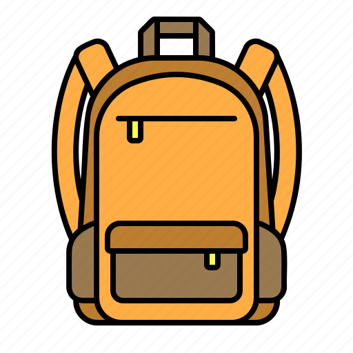 School, education, college, bag, backpack icon - Download on Iconfinder