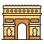 school, history, landmark, arc de triomphe, paris, france 