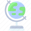 school, education, institution, learn, globe with stand