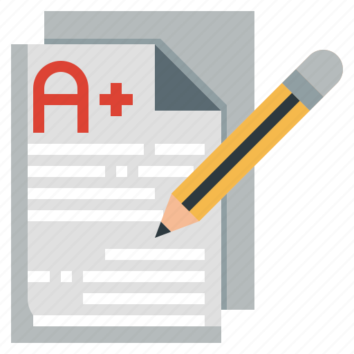 Higher, education, midterm, exam, document, homework, student icon - Download on Iconfinder