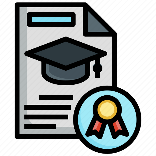Higher, education, doctorate, patent, contract, certification, diploma icon - Download on Iconfinder