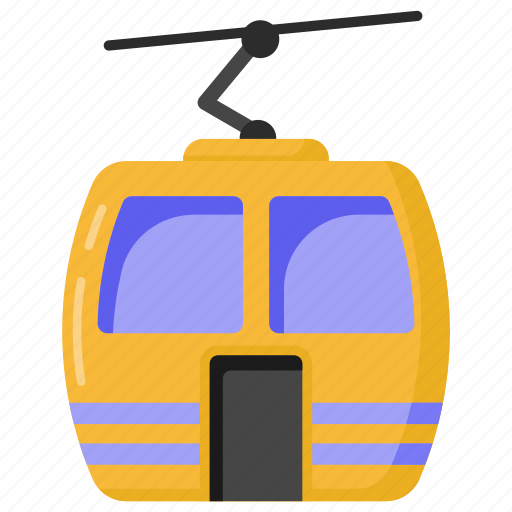 Cable car, chairlift, ski lift, cableway, aerial tramway icon - Download on Iconfinder