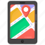 electronic location, online location, digital location, online map, mobile location 