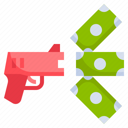Gun, cash, money, shooting, rich icon - Download on Iconfinder