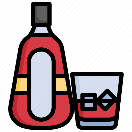 Whiskey, drink, alcohol, glass, birthday, party icon - Download on Iconfinder