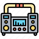 audio, boombox, radio, sound, stereo