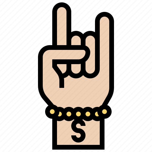 Fingers, gesture, hand, rock, sign icon - Download on Iconfinder