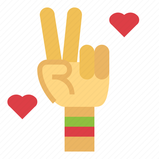 Gestures, hippie, love, peace, winner icon - Download on Iconfinder