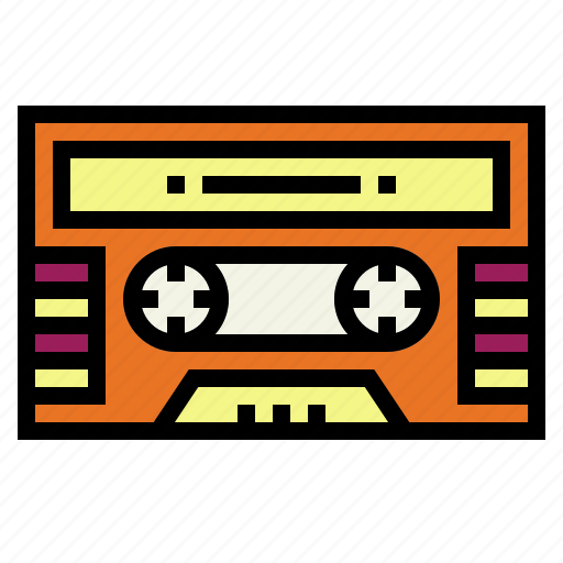Cassette, music, retro, tape icon - Download on Iconfinder