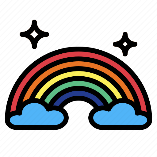 Atmospheric, nature, rainbow, weather icon - Download on Iconfinder