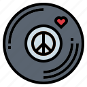 love, music, peace, vinyl