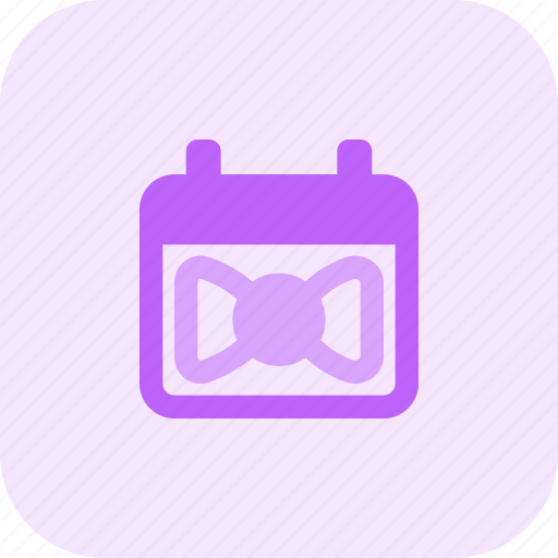 Bowtie, calendar, schedule, style icon - Download on Iconfinder