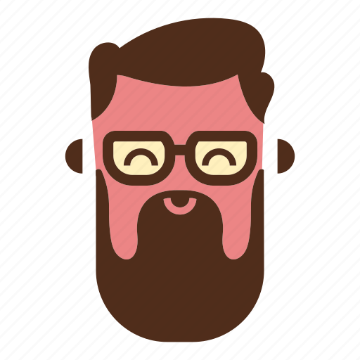 Face, glasses, hipster beard, man, moustache, user icon - Download on Iconfinder
