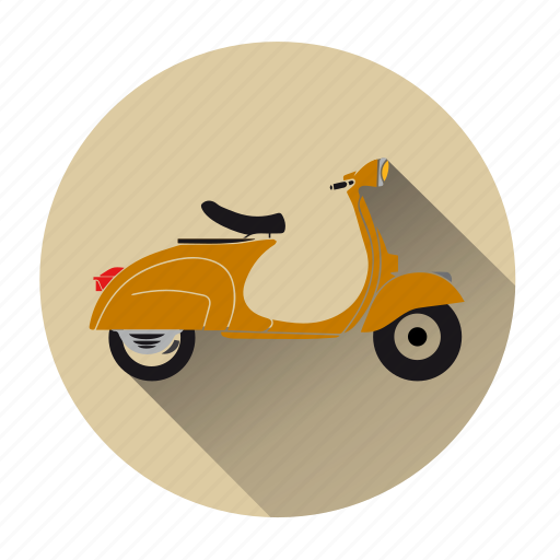Retro, scooter, vespa, motorbike, motorcycle, transportation, vehicle icon - Download on Iconfinder