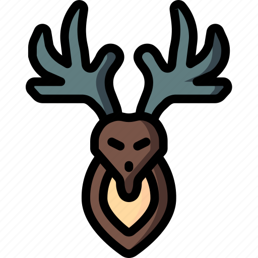 Deer, hipster, retro, style, tattoo icon - Download on Iconfinder