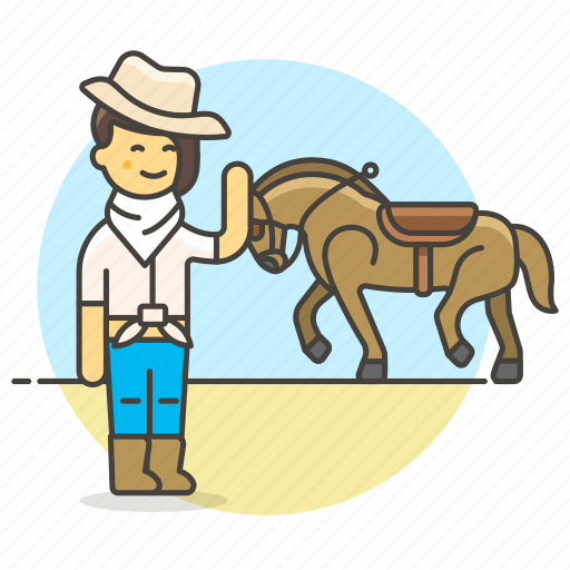 Bandanna, cowboy, cowherd, desert, female, hat, herder icon - Download on Iconfinder