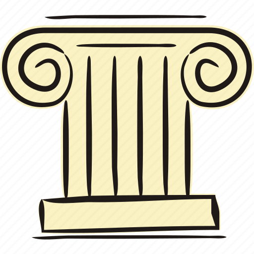 History, greek column, ancient greece, antiquity, architecture, monument icon - Download on Iconfinder