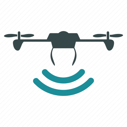 Drone, flying copter, multicopter, propeller, quadcopter, radio control, speaker icon - Download on Iconfinder