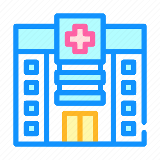 Hospital, building, hospice, glass, blood, drugs icon - Download on Iconfinder