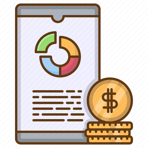 Market, pie, chart, finance, business, mobile icon - Download on Iconfinder