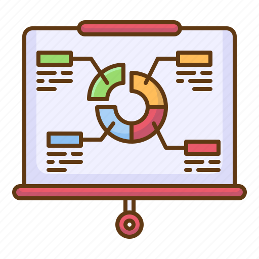 Presentation, pie, chart, diagram, business icon - Download on Iconfinder