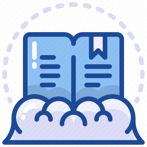 Book, reading, cloud, learning, study icon - Download on Iconfinder