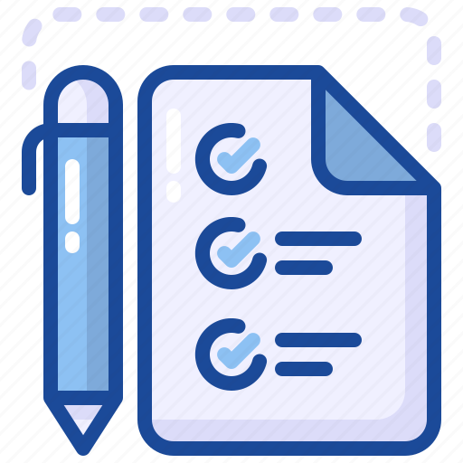 Checklist, list, tasks, pen, correct icon - Download on Iconfinder