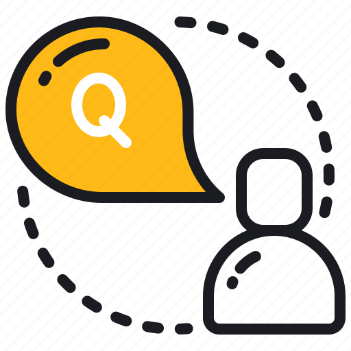 Quest, question, chat, communication, education icon - Download on Iconfinder