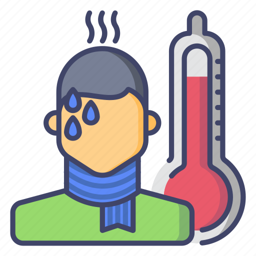 Man, fever, thermometer icon - Download on Iconfinder