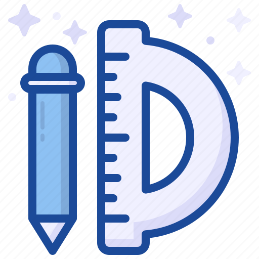 Pen, ruler, write, tools, office, equipment icon - Download on Iconfinder