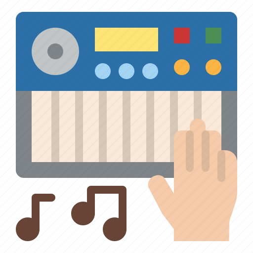 Electronic, hobby, music, piano, play icon - Download on Iconfinder