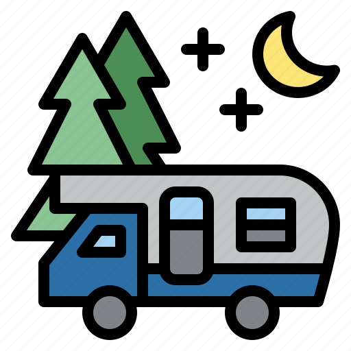Camper, camping, hobby, van icon - Download on Iconfinder