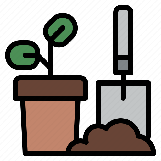 Gardening, hobby, plant, shovel icon - Download on Iconfinder