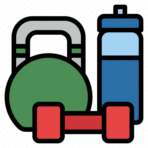 Dumbbell, exercise, gym, hobby, kettlebell icon - Download on Iconfinder