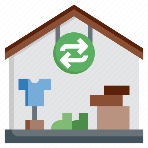 Thrifting, shop, second, hand, used, commerce, shopping icon - Download on Iconfinder